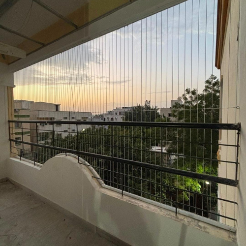 Close up of invisible grill